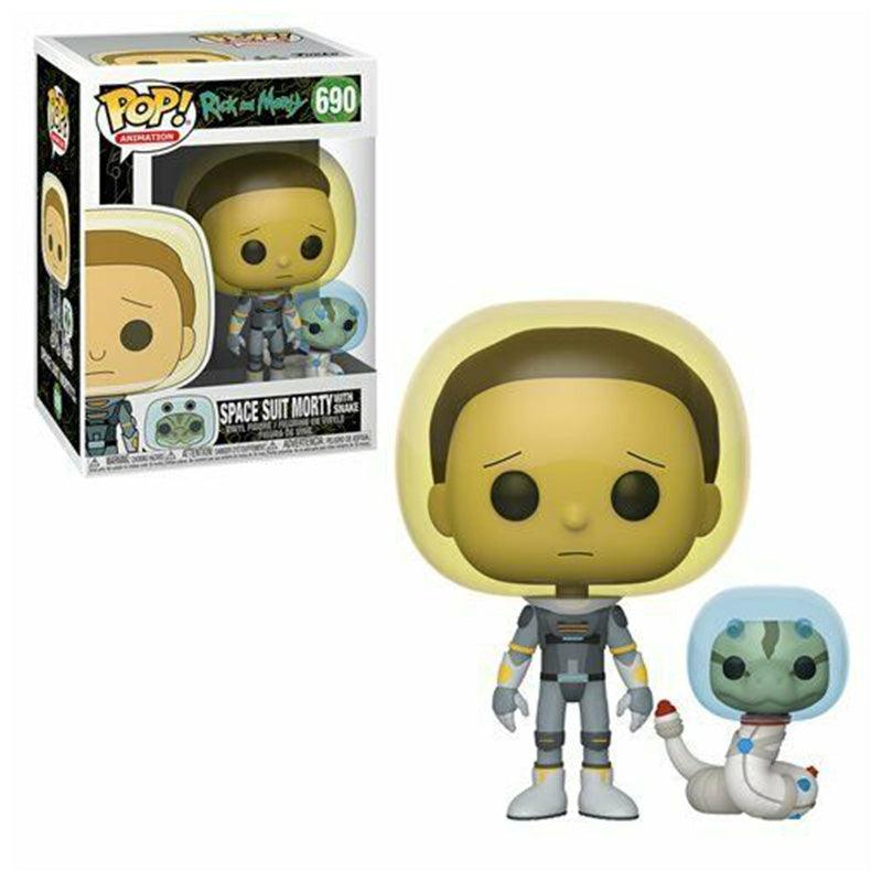 Funko Pop Animation: Rick And Morty - Space Suit Morty W/ Snake Vinyl Figure