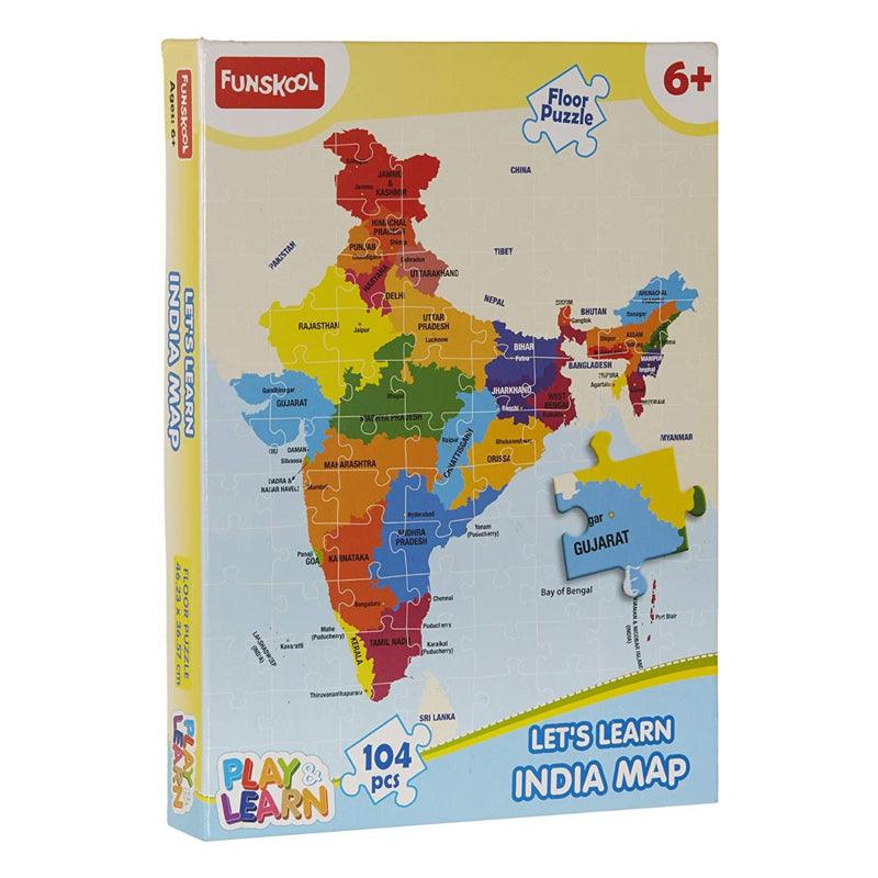 Funskool Play & Learn India Map Puzzles
