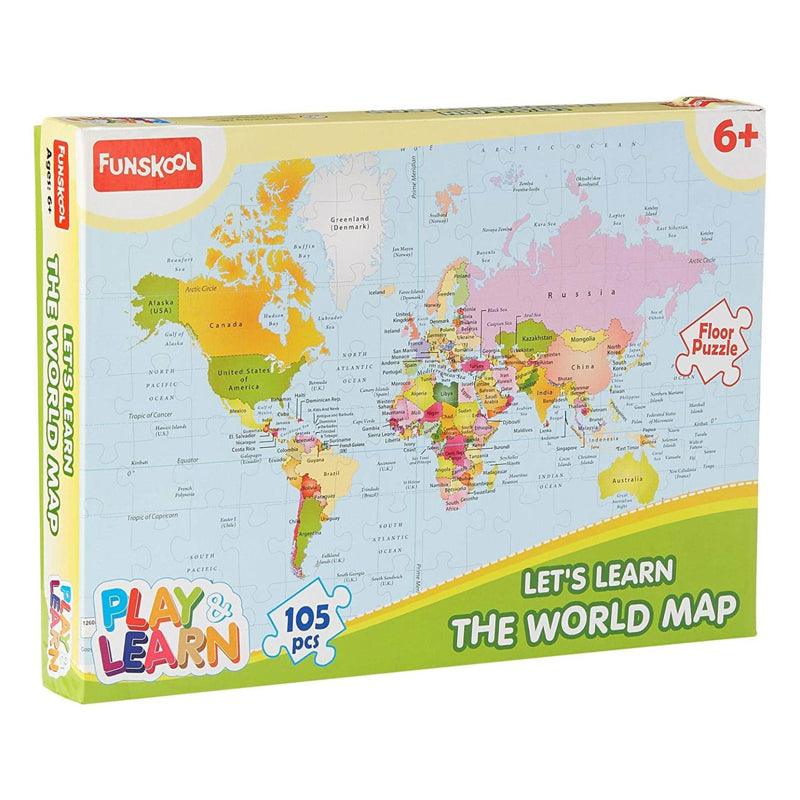 Funskool Play & Learn World Map Puzzles