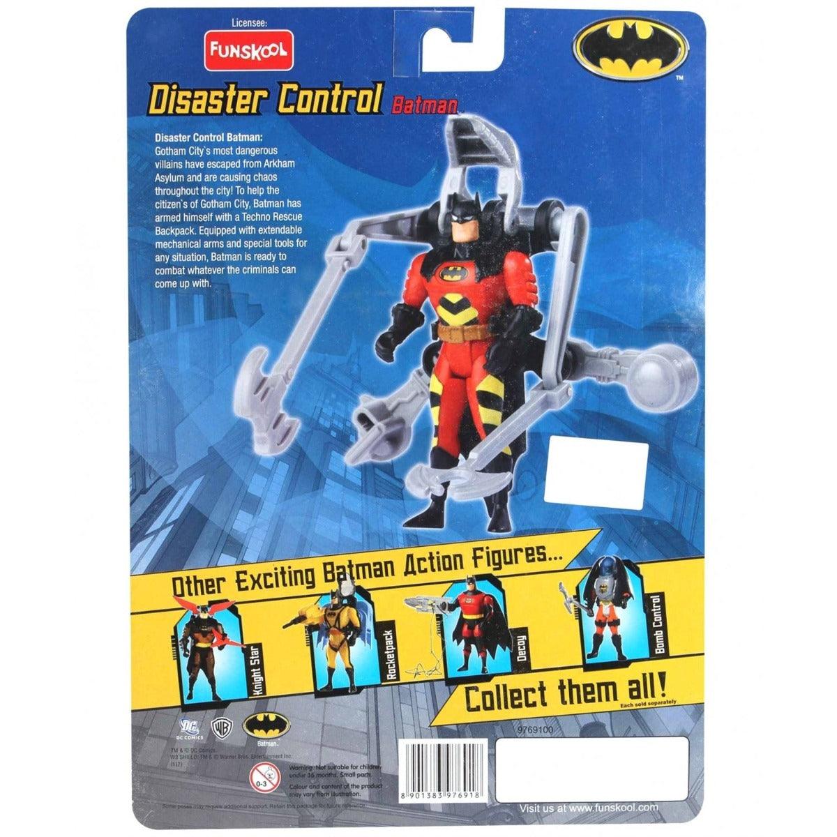 Funskool Disaster Control Batman Action Figurine for Ages 4+ (Card & Design May Vary)