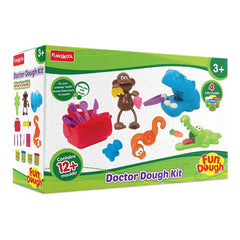 Funskool FunDough Doctor Dough Kit - Shaping and Sculpting Playset for Ages 3-12 Years