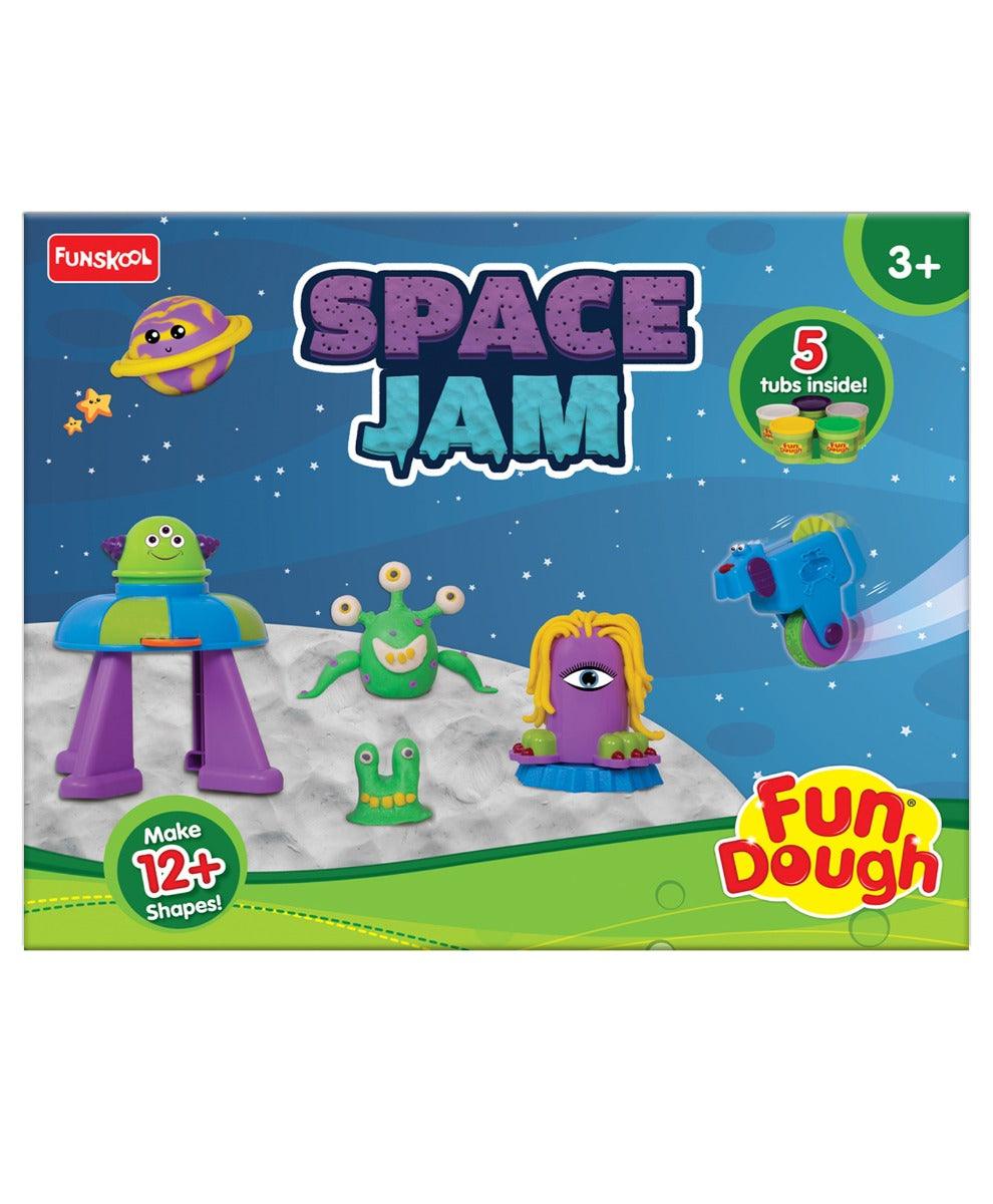 Funskool FunDough Space Jam Dough Kit for Ages 3-12 Years