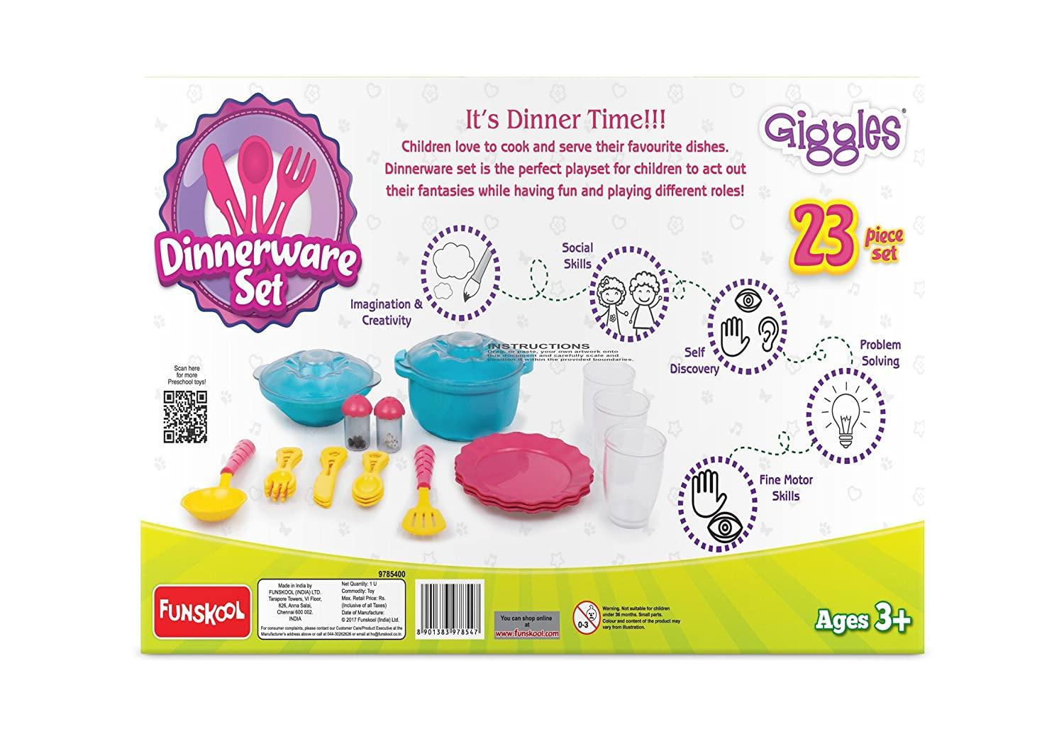 Funskool Giggles Dinnerware Set