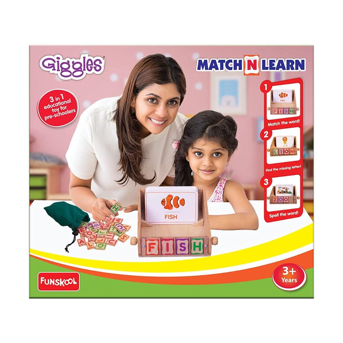 Funskool Giggles Match n Learn - Educational Toy for Ages 3-12 Years