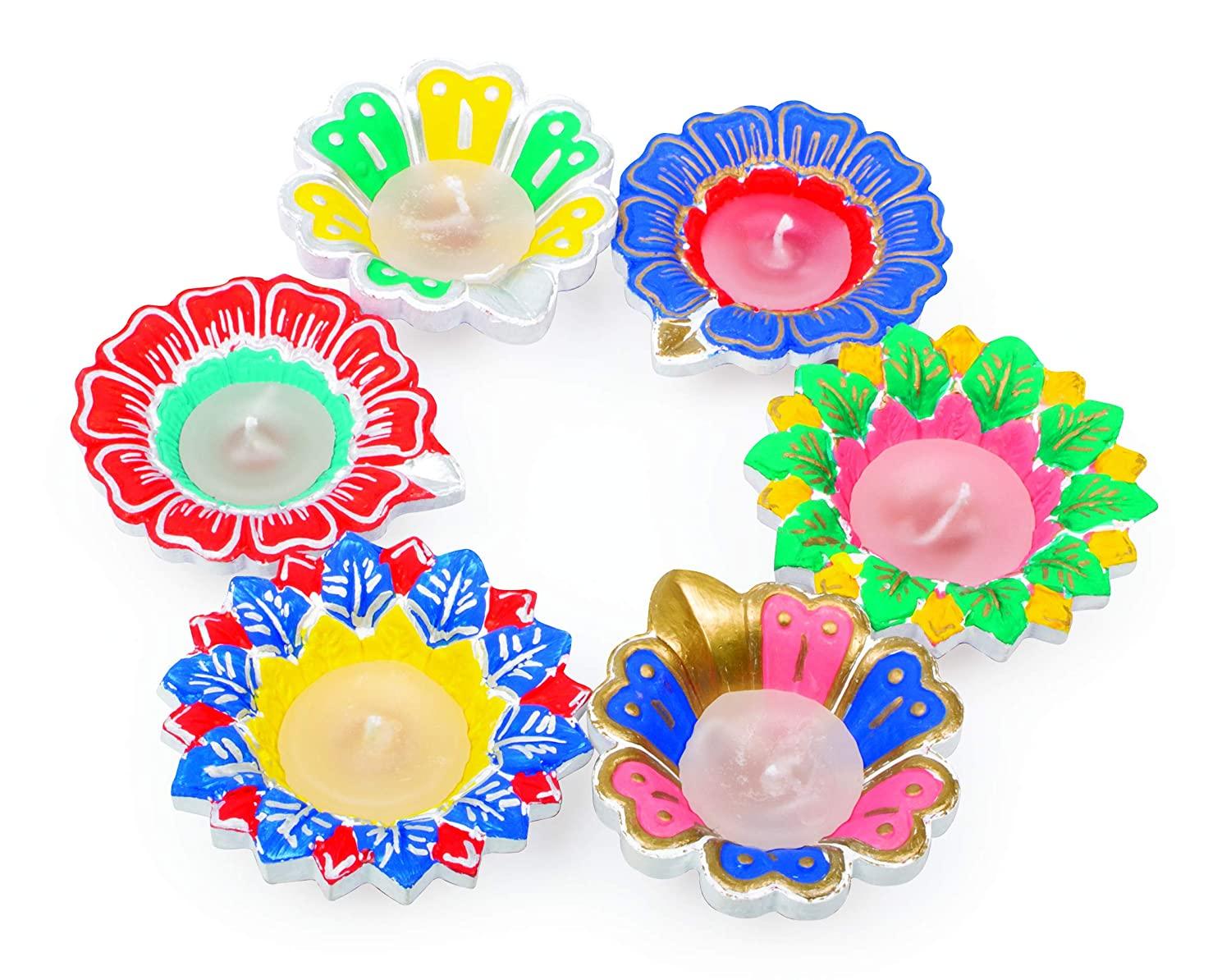 Funskool Handycrafts - Flower Candle Lamps - Art & Craft Decorating Kit for Ages 5+