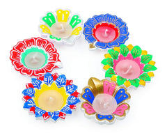 Funskool Handycrafts - Flower Candle Lamps - Art & Craft Decorating Kit for Ages 5+
