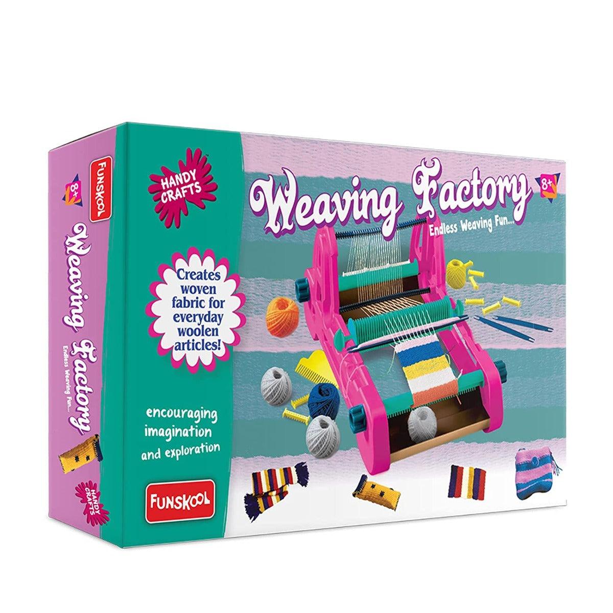 Funskool Handycrafts Weaving Factory - Portable Weaving Machine for Ages 8 Years and Up