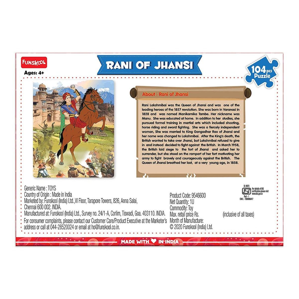 Funskool Historic Characters - Rani of Jhansi Puzzle