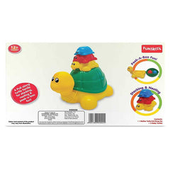 Funskool Giggles Ride 'n Hide Turtle, Multi Color