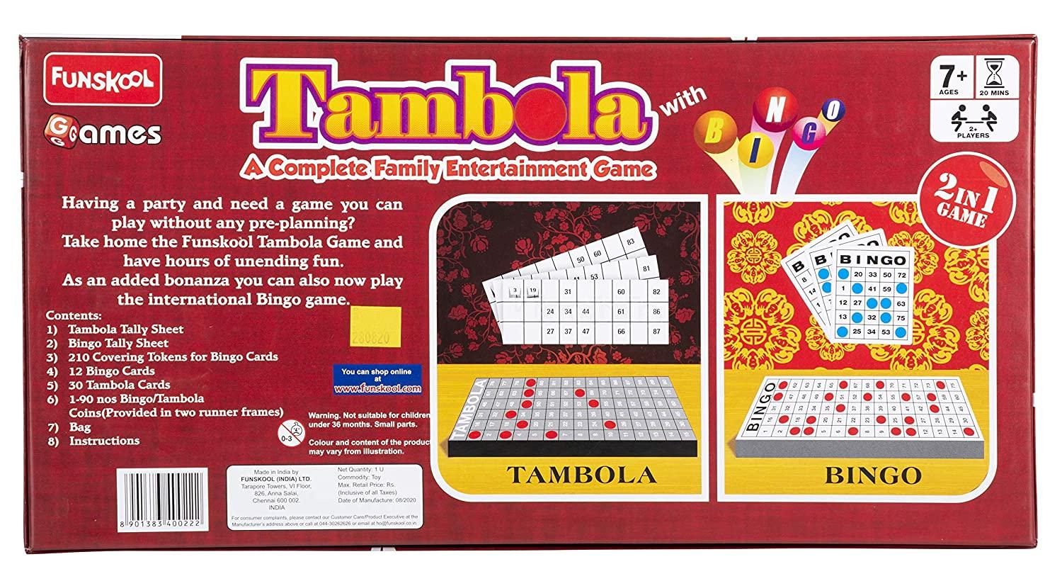 Funskool Tambola 2-in-1 Game