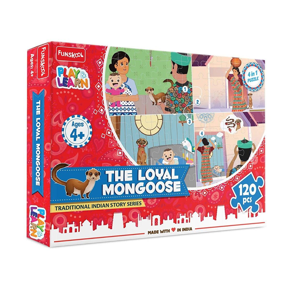 Funskool Traditional Indian Story Series - The Loyal Mongoose Puzzle