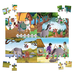 Funskool Traditional Indian Story Series - The Musical Donkey Puzzle