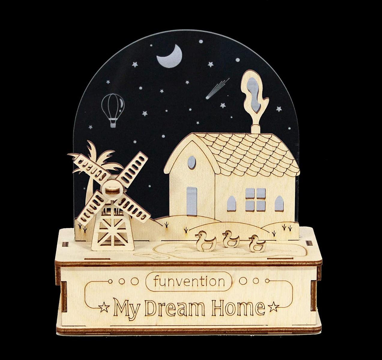 Funvention 3D Holographic Lamp - My Dream Home - STEM Learning Kit