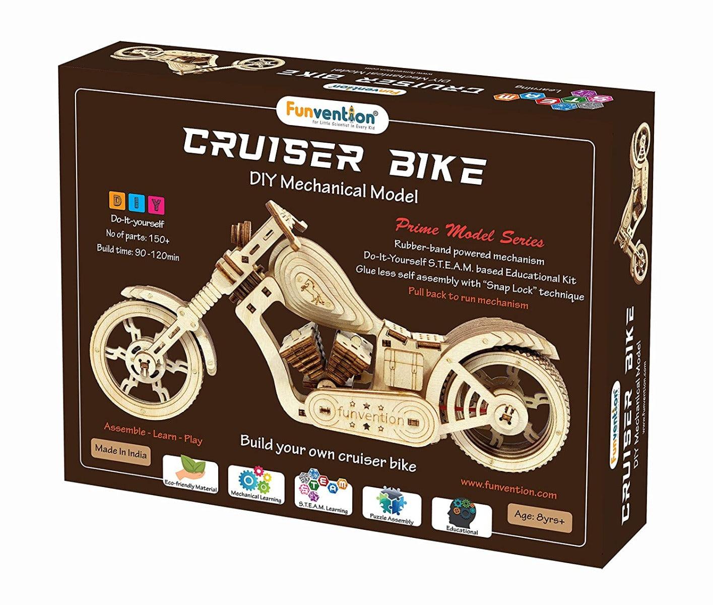 Funvention Cruiser Bike - DIY Mechanical Model - Build your own Bike model