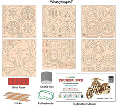 Funvention Cruiser Bike - DIY Mechanical Model - Build your own Bike model