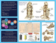 Funvention i-Robot - DIY Walking Robotic Model - STEM Learning Kit