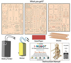 Funvention i-Robot - DIY Walking Robotic Model - STEM Learning Kit