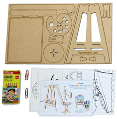 Funvention Little Art Gallery - DIY Art & Craft Kit - Express your imagination & creativity Kit