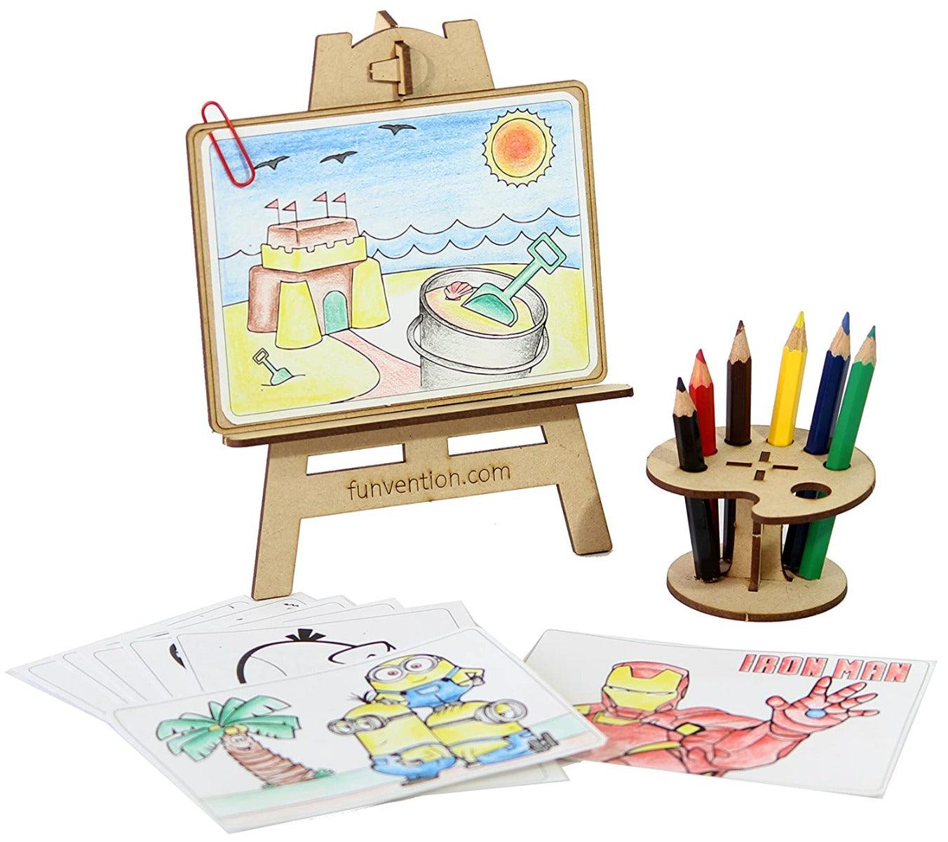 Funvention Little Art Gallery - DIY Art & Craft Kit - Express your imagination & creativity Kit