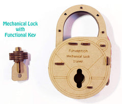 Funvention Mechanical Lock - DIY STEM base learning Utility kit