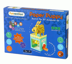 Funvention Paper Puppy Automaton Kit - DIY Mechanical Moving Movel