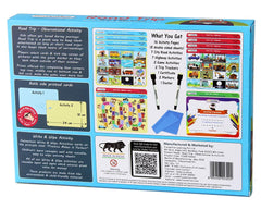 Funvention Road Trip - Write and Wipe Activity Observational & Educational Game for 3-6 Years Kids