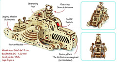 Funvention Space Buggy - DIY Walking Robotic Model - STEM Learning Kit