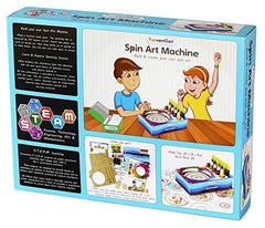 Funvention Spin Art Machine - DIY Rotating Color Drop Abstract Painting STEM Learning Kit