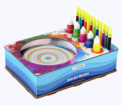 Funvention Spin Art Machine - DIY Rotating Color Drop Abstract Painting STEM Learning Kit