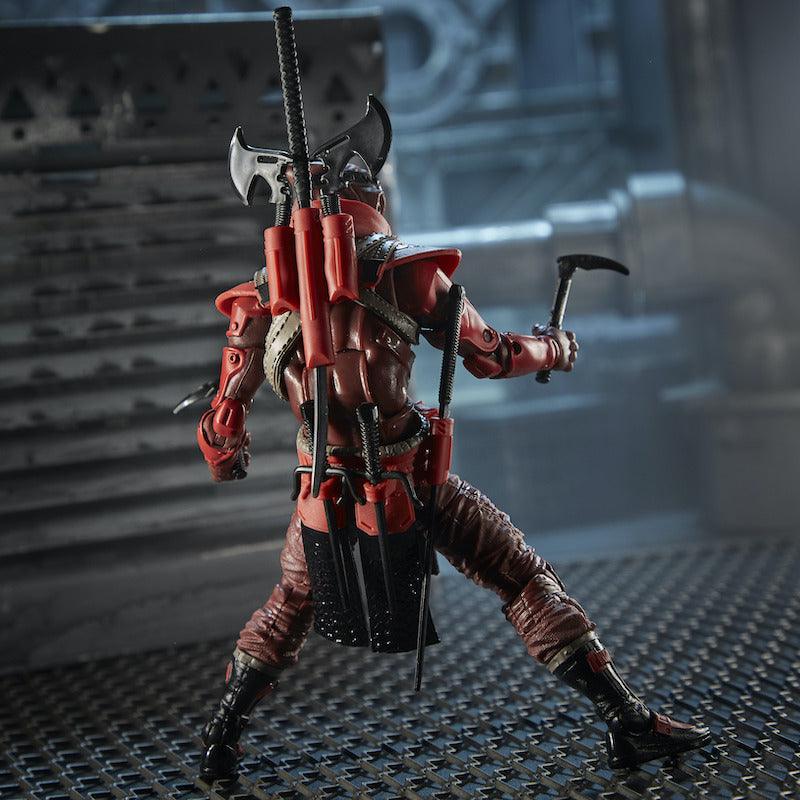 G.I. Joe Classified Series Red Ninja Action Figure 08 Collectible Premium Toy with Multiple Accessories 6-Inch Scale with Custom Package Art