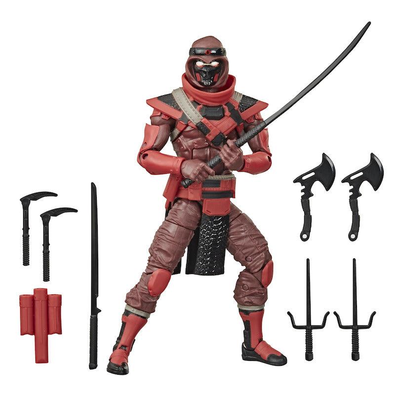 G.I. Joe Classified Series Red Ninja Action Figure 08 Collectible Premium Toy with Multiple Accessories 6-Inch Scale with Custom Package Art