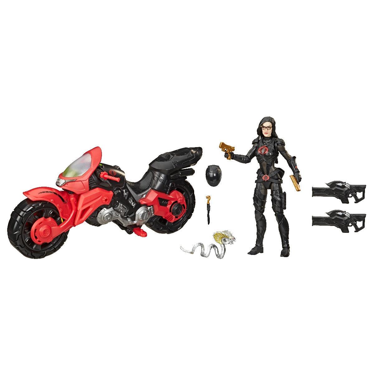 G.I. Joe Classified Series Special Missions: Cobra Island Baroness with C.O.I.L. Figure and Vehicle Set 13, Premium Toys, Custom Package Art