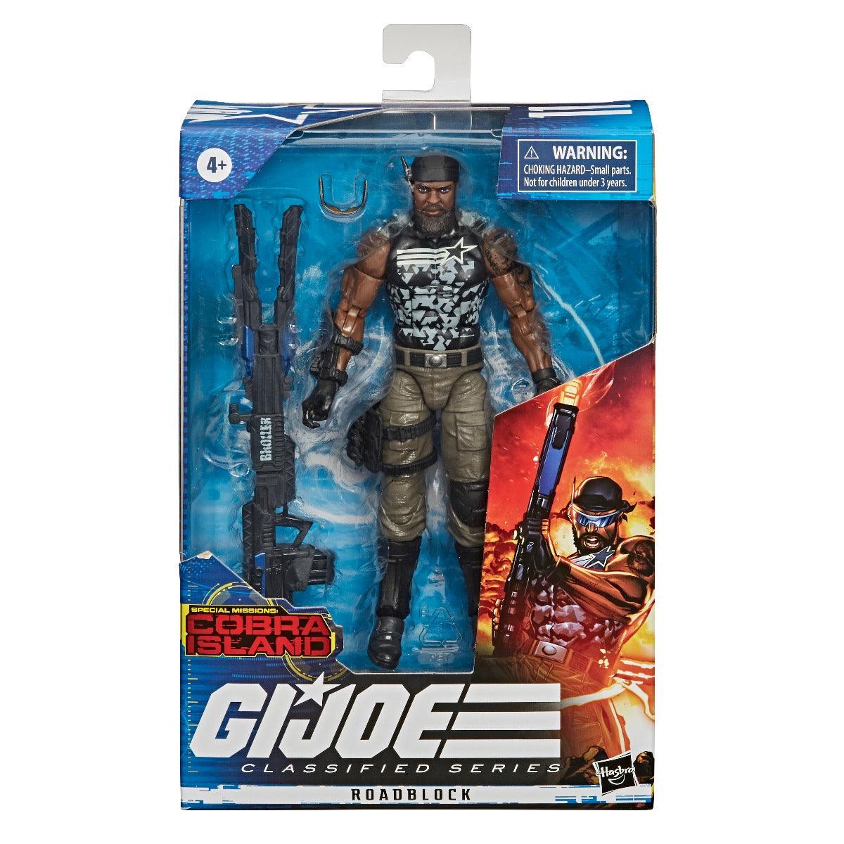 G.I. Joe Classified Series Special Missions: Cobra Island Roadblock Action Figure 11 Premium Toy 6-Inch Scale with Custom Package Art