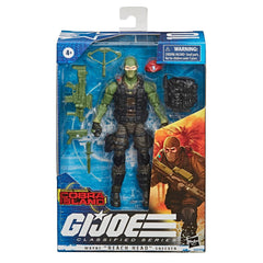 G.I. Joe Classified Series Special Missions: Cobra Island Wayne ‚Äö√Ñ√∫Beach Head‚Äö√Ñ√π Sneeden Action Figure 10 Premium Toy with Custom Package Art