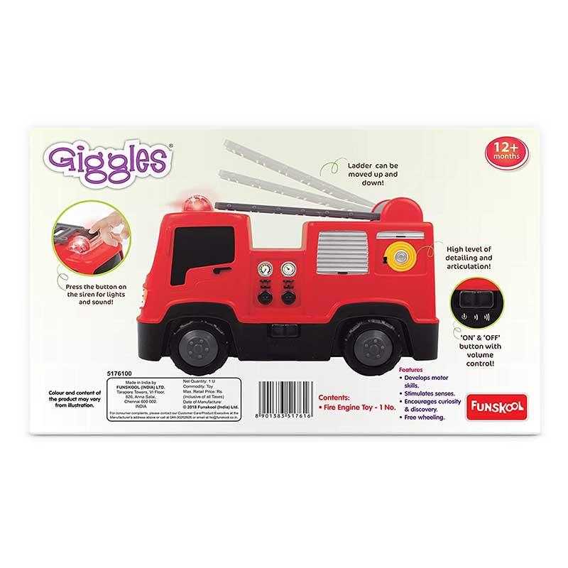 Funskool Giggles Fire Engine