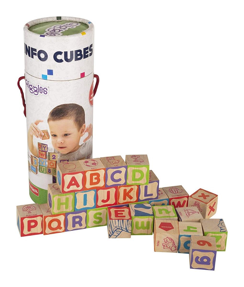 Funskool Giggles Info Cubes Early Learner Toys for Kids age 3Y+