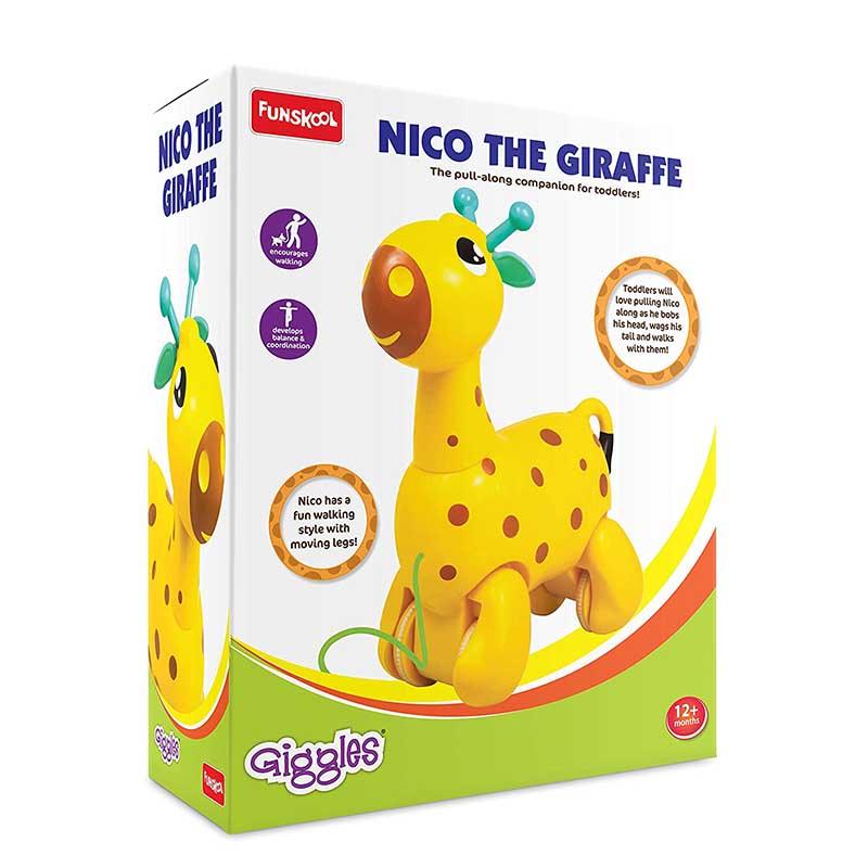 Funskool Giggles Nico The Giraffe, Yellow