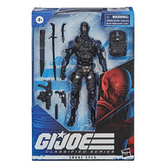 G.I. Joe Classified Series Snake Eyes Action Figure 02 Collectible Toy with Multiple Accessories