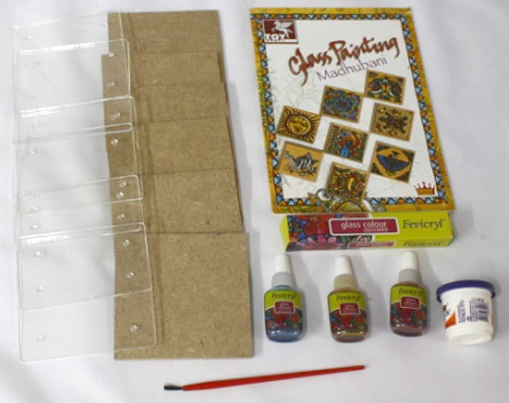 ToyKraft Glass Painting Madhubani Kit Art & Craft Activity Kit