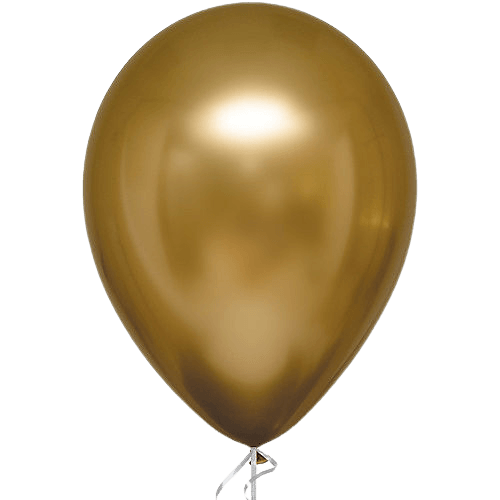 PartyCorp Happy Birthday Gold and Black Glitter Balloon Bouquet, Birthday Decoration Set for Boys, Girls and Adults, DIY Pack of 7