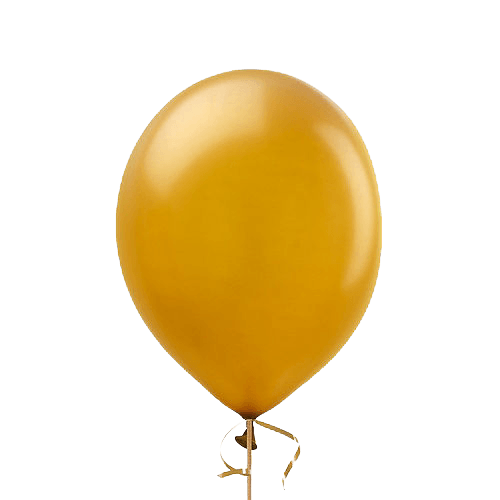 PartyCorp Happy Birthday Crown Gold and Blue Balloon Bouquet, Birthday Decoration Set for Boys, Girls and Adults, DIY Pack of 6