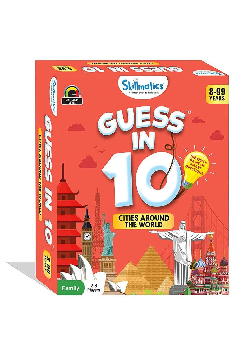 Skillmatics Educational Game : Cities Around the World - GUESS IN 10 (Ages 8-99)