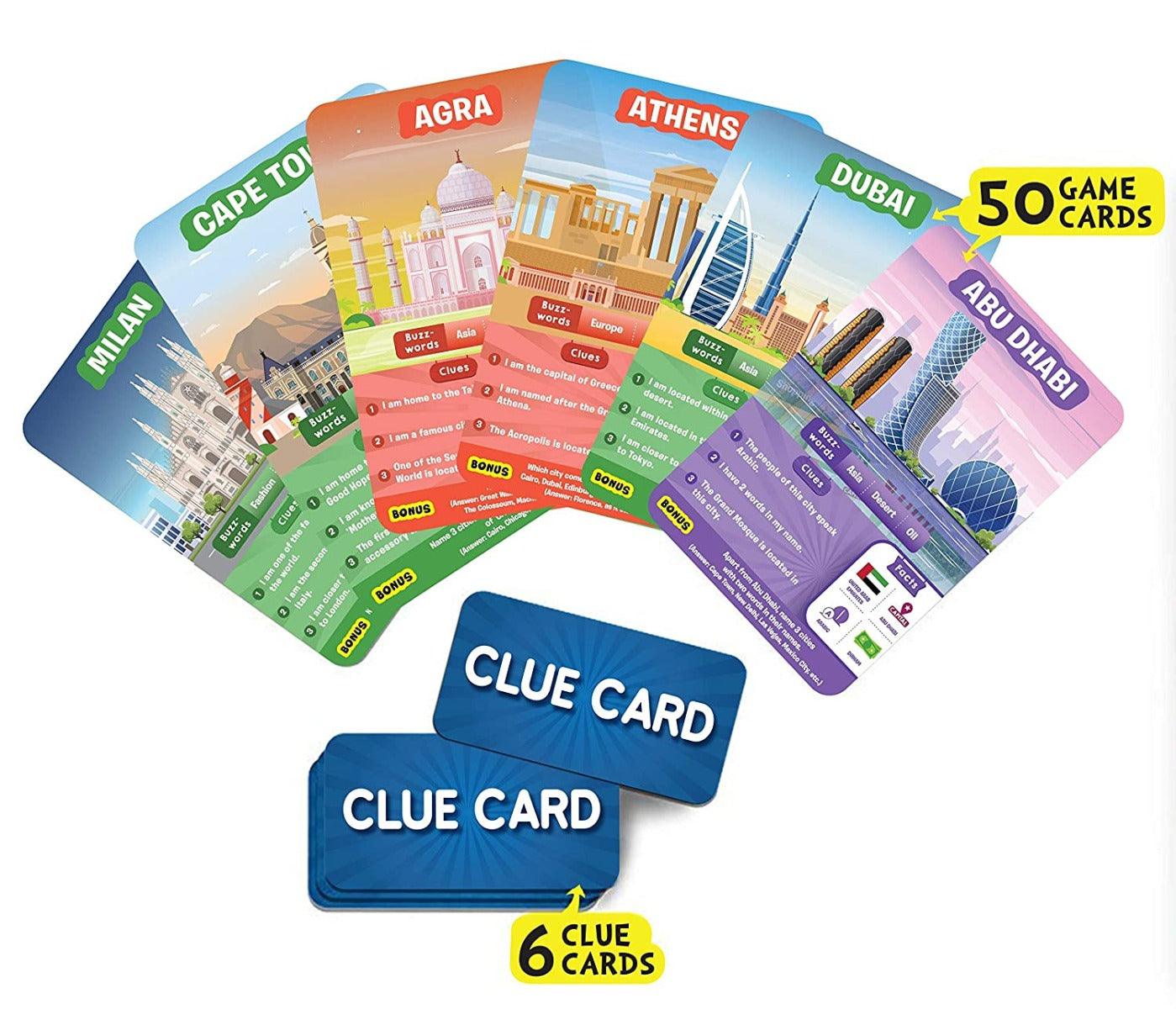 Skillmatics Educational Game : Cities Around the World - GUESS IN 10 (Ages 8-99)