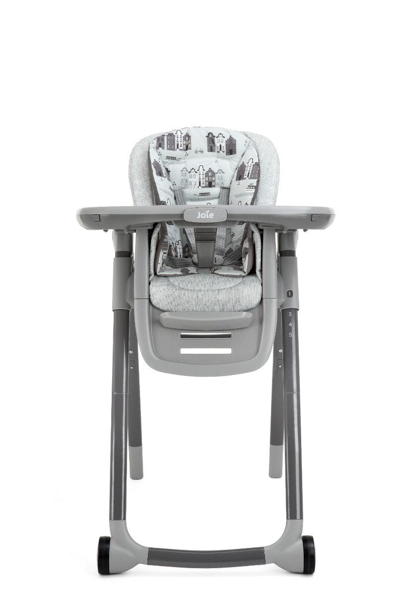 Joie Multiply 6 in 1 High Chair Petite City - Portable Booster Seat For Ages 0-6 Years