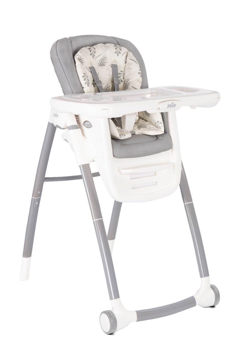 Joie Multiply 6 in 1 High Chair Fern - Portable Booster Seat For Ages 0-6 Years