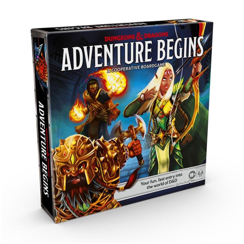 Hasbro Dungeons & Dragons Adventure Begins, Cooperative Fantasy Board Game, Fast Entry to the World of D&D, Family Game for Ages 10 and Up