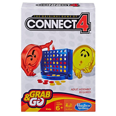 Hasbro Gaming Connect 4 Grab and Go Game; Portable 2-Player Game; Fun Travel Game For Kids Ages 6 and Up