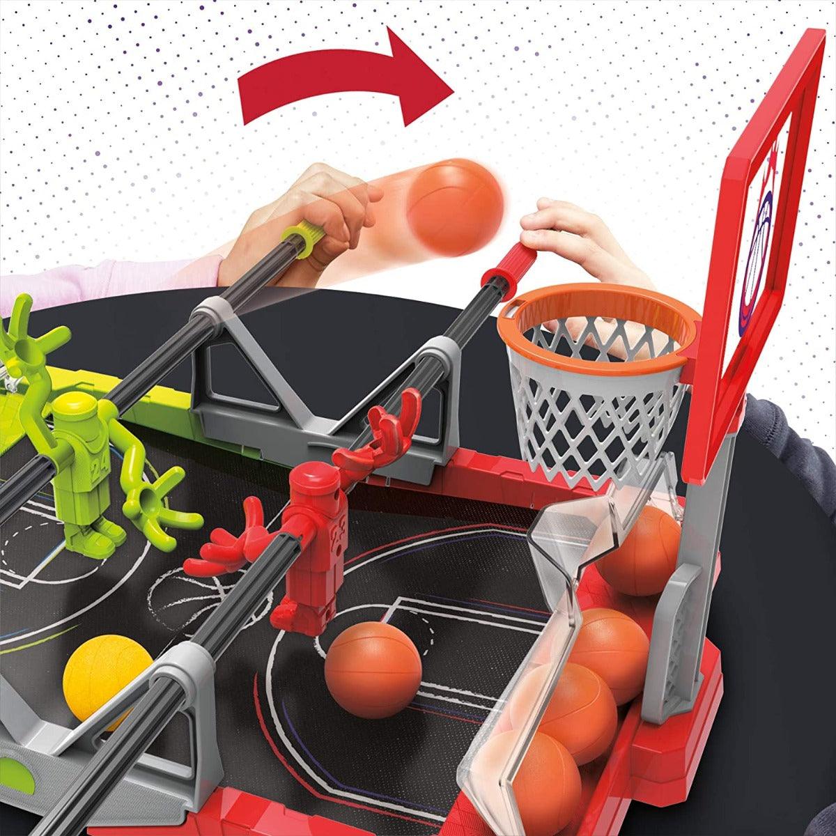 Hasbro Gaming Foosketball - Foosball Plus Basketball Shoot & Score Game for Kids Ages 8 and Up