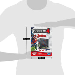Hasbro Gaming Grab and Go Connect 4 Avengers Edition Game for Kids Ages 6 and Up