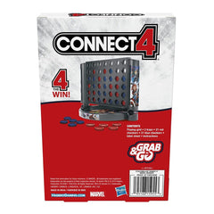 Hasbro Gaming Grab and Go Connect 4 Avengers Edition Game for Kids Ages 6 and Up